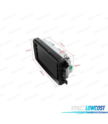 RADIO GPS ANDROID 12 PER DODGE JEEP CHRYSLER 07-11