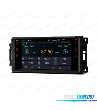 RADIO GPS ANDROID 12 PER DODGE JEEP CHRYSLER 07-11