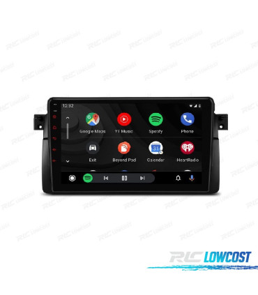 RADIO GPS ANDROID 10 PER BMW E46 MG ZT ROVER 75
