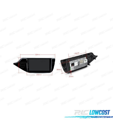 RADIO GPS ANDROID 10 PER KIA CEED 12-16