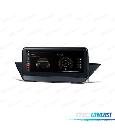 RADIO GPS ANDROID 10 PER BMW X1 E84 09-15 SENZA SCHERMO SERIE