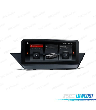 RADIO GPS ANDROID 10 PER BMW X1 E84 09-15 SENZA SCHERMO SERIE