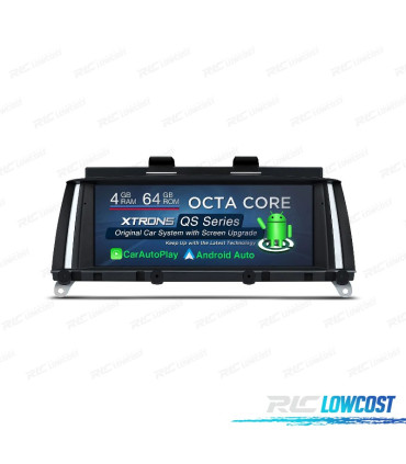 RADIO GPS ANDROID 12 PER BMW X3 F25 X4 F26 11-13 CIC
