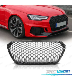 GRIGLIA PER AUDI A4 B9 15-19 LOOK RS NERO OPACO