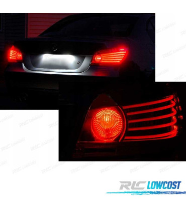 FANALI BMW E60 03-07 LED ROSSO BIANCO