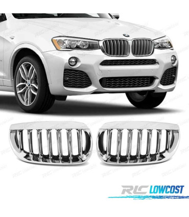 GRIGLIE BMW X3 E83 04-06 CROMATE