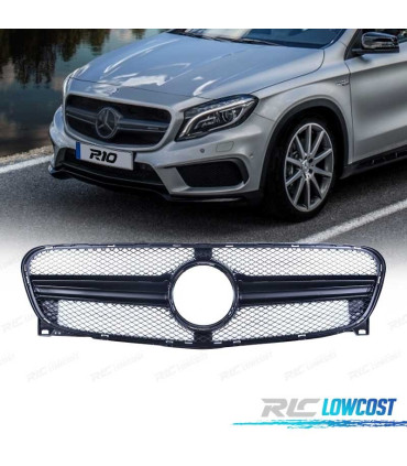 GRIGLIA PER MERCEDES CLASSE GLA X156 14-16 AMG NERO LUCIDO