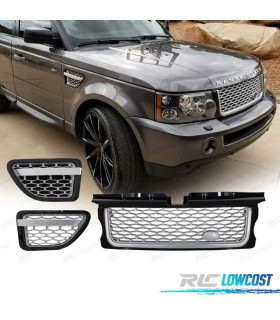 GRIGLIE PER RANGE ROVER SPORT 05-08 GRIGIO ARGENTO LOOK AUTOBIOGRAPHY
