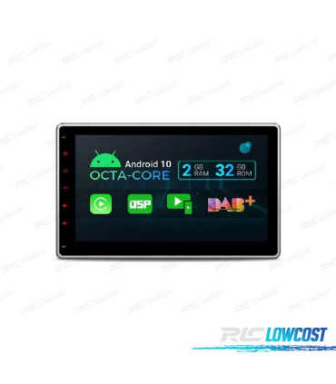 RADIO GPS ANDROID 10 UNIVERSALE 10.1" OCTACORE