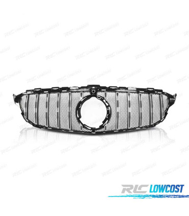 GRIGLIA MERCEDES W205 18- LOOK AMG GTR NERO CROMATO