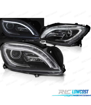 FARI MERCEDES CLASSE M W166 11-15 LED DINAMICI NERI