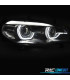FARI LED BMW X5 E70 07-13 OEM XENON OCCHI ANGEL NERO
