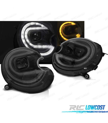 FARI XENON MINI COOPER 06-14 LED NERO
