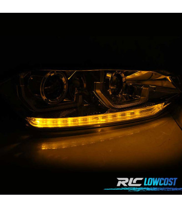 FARI VOLKSWAGEN VW POLO 6 2G 17-21 DINAMICI LED CROMATI