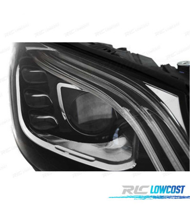FARI PER MERCEDES CLASSE S W222 13-17 LED NERO