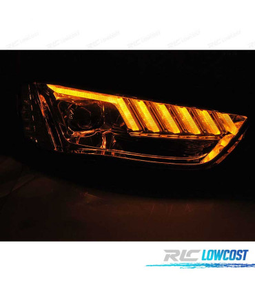 FARI AUDI A4 B8 12-15 XENON LED DINAMICI CROMATI