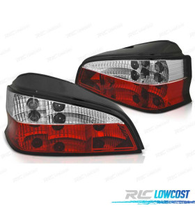 FANALI PEUGEOT 106 96-03 ROSSO BIANCO