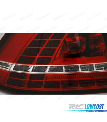 FANALI VOLKSWAGEN VW GOLF 7 12-17 DINAMICI LED LOOK GTI ROSSO BIANCO