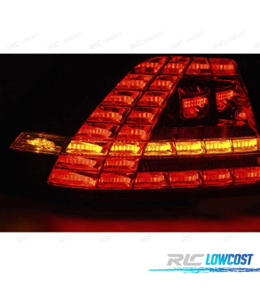 FANALI VOLKSWAGEN VW GOLF 7 12-17 LOOK GTI DINAMICI A LED NERO AFFUMICATO