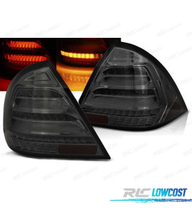 FANALI MERCEDES CLASSE C W203 SEDAN 04-07 DINAMICI A LED FUMÉ