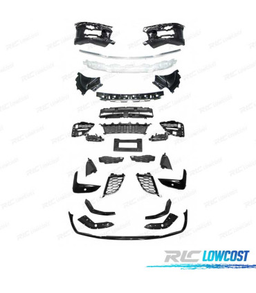 PARAURTI ANTERIORE BMW G20 19- LOOK M-PERFORMANCE PDC NERO LUCIDO