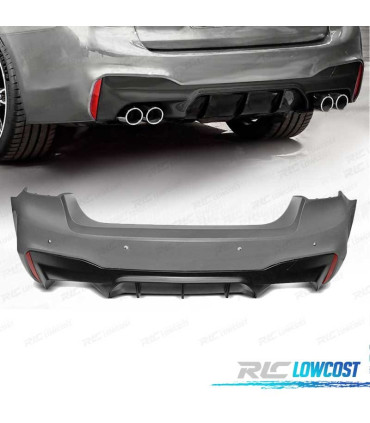 PARAURTI POSTERIORE PER BMW G30 17-19 LOOK M5 PDC