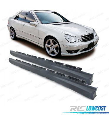 PROFILI LATERALI MERCEDES CLASSE C W203 00-07 LOOK AMG