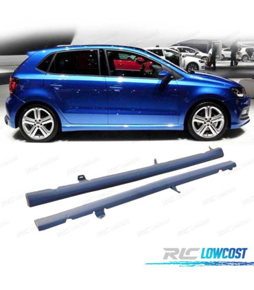 PROFILI LATERALI VOLKSWAGEN VW POLO 3 5P 6R 6C 09-17 LOOK R