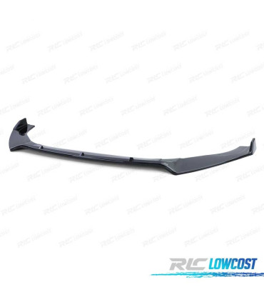 SPOILER LIP ANTERIORE PER VOLKSWAGEN VW GOLF MK7 GTI 12-21 NERO LUCIDO