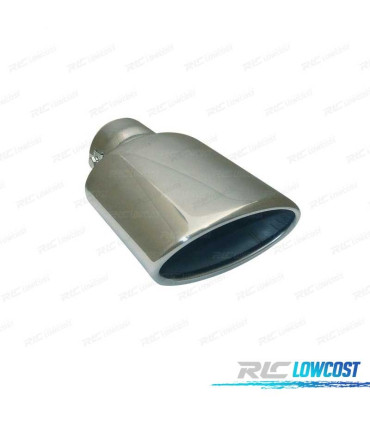 ADESIVO SCARICO TIPO CUPRA GRANDE IN ACCIAIO INOX