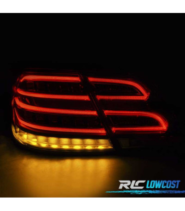 FANALI A LED DINAMICI MERCEDES CLASSE E W212 09-13 ROSSO CRISTALLO