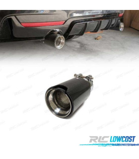 TERMINALE SCARICO POSTERIORE BMW LOOK M CARBONIO