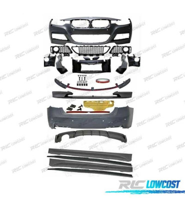 KIT CARROZZERIA BMW F30 11-15 BERLINA DOPPIA USCITA LOOK M PERFORMANCE