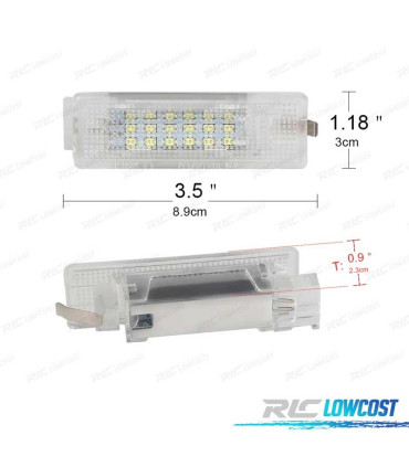 PANNELLO LED PER IL BAULE SEAT VW