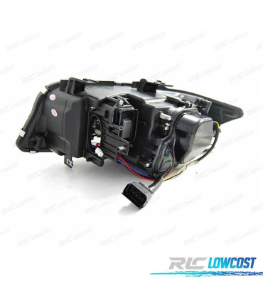 FARI XENON BMW E90 E91 05-08 ANGEL EYES A LED 3D NERO