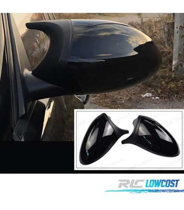 CARCASSE SPECCHI BMW E81 E82 E87 E88 E90 E91 E92 E93 LOOK M3 NERO LUCIDO