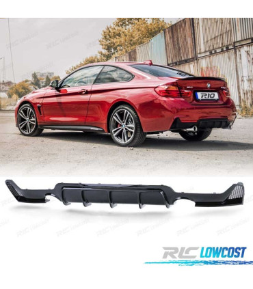DIFFUSORE BMW F32 F33 F36 13-18 LOOK M-PERFORMANCE NERO LUCIDO