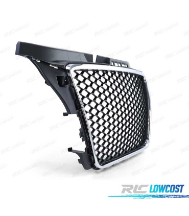 GRIGLIA AUDI A3 8P 08-12 LOOK RS3 NERO CROMATO