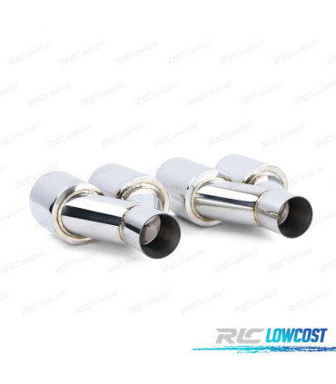 DIFFUSORE BMW F10 F11 10-17 LOOK M PERFORMANCE + TERMINALI DI SCARICO