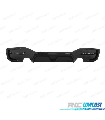 DIFFUSORE BMW F20 F21 LCI 15- LOOK CS MATT USCITA SINGOLA BILATERALE