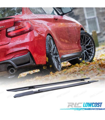 AGGIUNTE PEDANE BMW SERIE 2 F22 F23 PACK M PERFORMANCE NERO LUCIDO