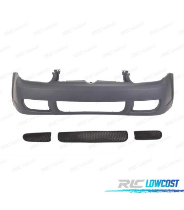 PARAURTI ANTERIORE VOLKSWAGEN VW GOLF 4 97-03 LOOK R32 GRIGLIE IN PLASTICA
