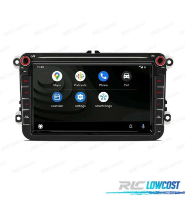 RADIO GPS ANDROID 11 PER VOLKSWAGEN VW SEAT SKODA OCTACORE 4GB RAM 64GB ROM