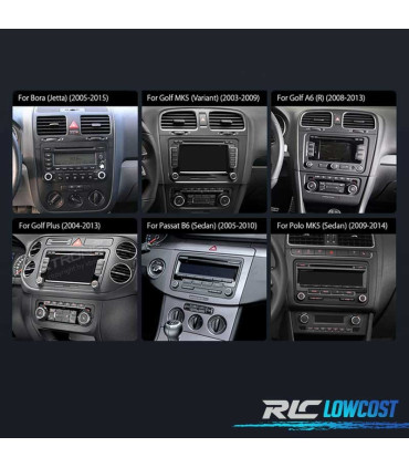 RADIO GPS ANDROID 11 PER VOLKSWAGEN VW SEAT SKODA OCTACORE 4GB RAM 64GB ROM