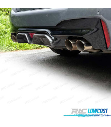 DIFFUSORE PER BMW G30 G31 17- LOOK M5 CS NERO LUCIDO IN CARBONIO