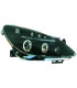 FARI OPEL CORSA D 06-10 ANGEL EYES + LED SFONDO NERO