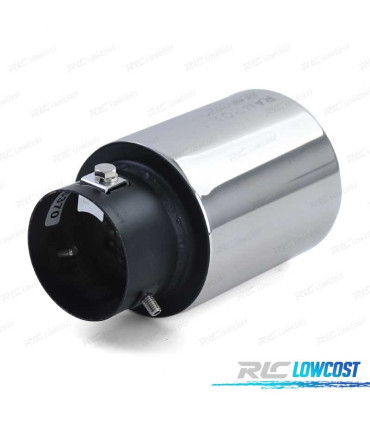 ADESIVO SCARICO UNIVERSALE IN ACCIAIO INOX 89MM CON AMMORTIZZATORE INTEGRATO