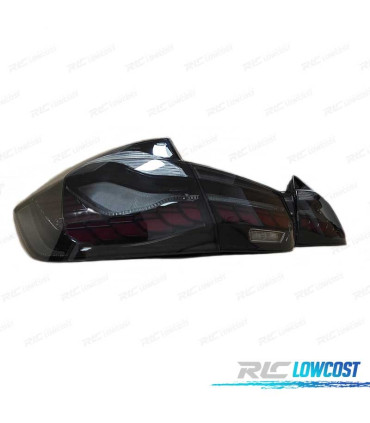 FANALI BMW F30 FULL LED LIGHT BAR OLED AFFUMICATI