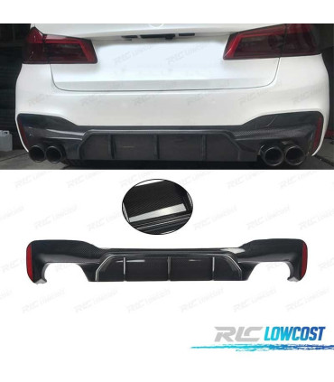 DIFFUSORE BMW G30 G31 17- LOOK M5 CARBONIO