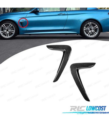 GRIGLIE DI ENTRATA LATERALI BMW F32 F33 F36 IN CARBONIO